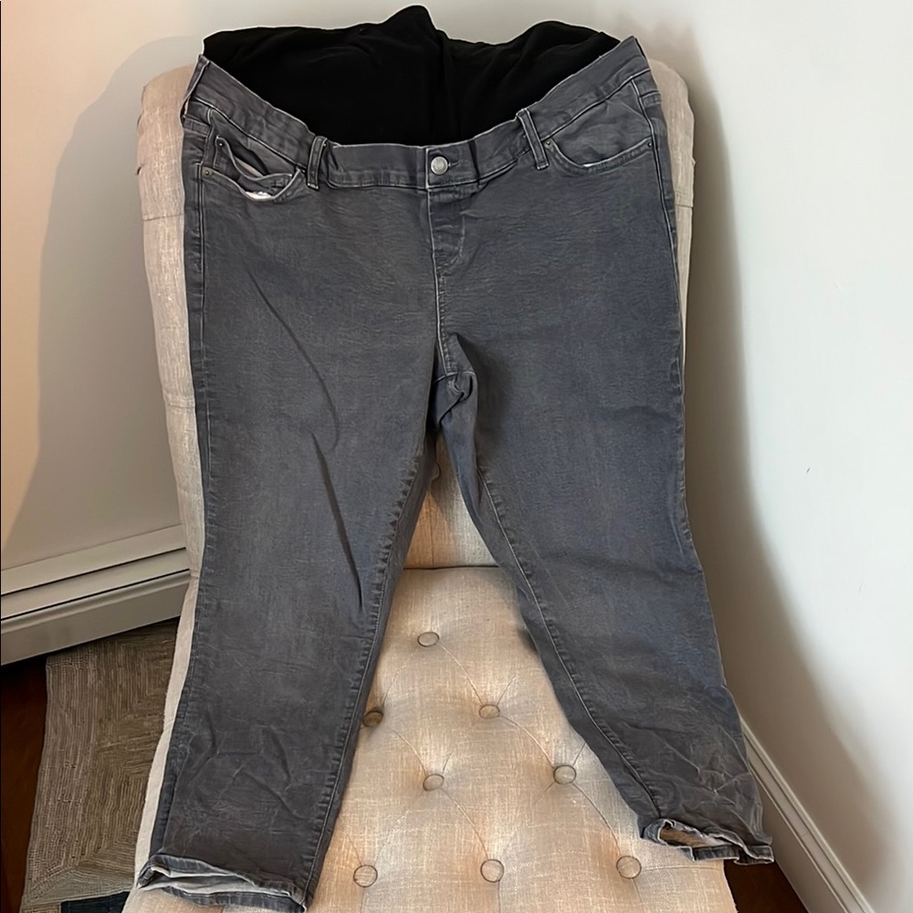 Gap Gray Maternity Jeans